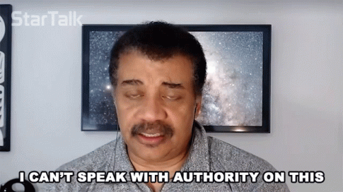 Man With Mustache Saying Cannot Speak With Authority GIF