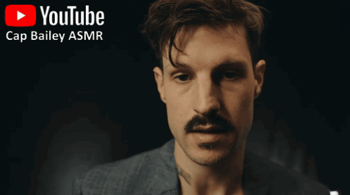 A Man With A Mustache Says " Sometimes I 'M Uh Fast " GIF