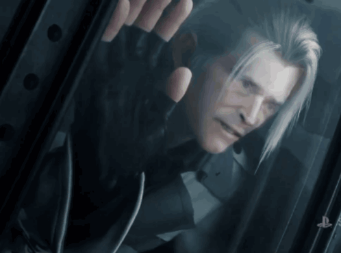 A Man With A Playstation Logo On The Bottom GIF