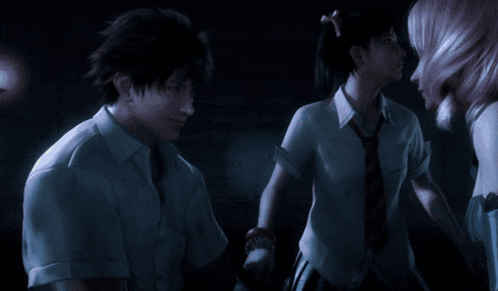 A Man With A Serious Look On His Face Holds His Fist In The Air GIF
