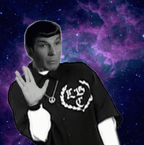 A Man With A Stethoscope Around His Neck Is Wearing A Shirt That Says ' Ec ' On It GIF