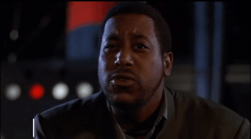 A Man With A Surprised Look On His Face And The Words " Definitely Not Cool " Below Him GIF