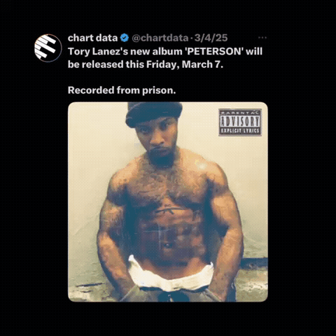 A Man With A Tattoo On His Forehead Has The Word Tanked Below Him GIF