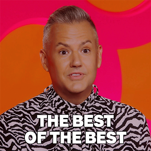 A Man With A Zebra Print Shirt Says The Best Of The Best GIF