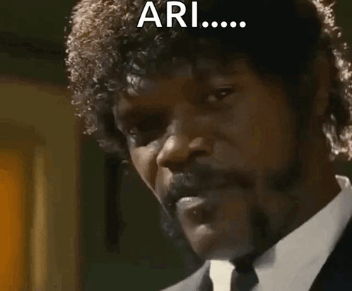 A Man With Curly Hair And A Beard Says Ari ... I Thought So GIF