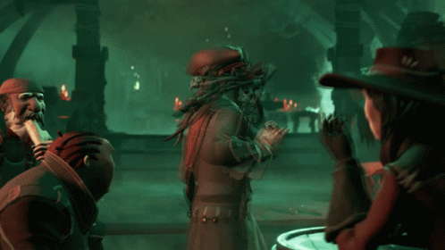 A Man With Dreadlocks Is Playing A Flute In A Game GIF