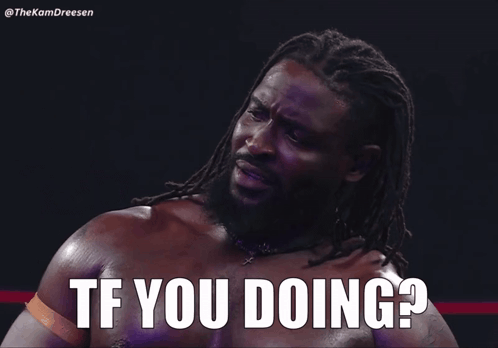 A Man With Dreadlocks Says " If You Doing " On The Screen GIF
