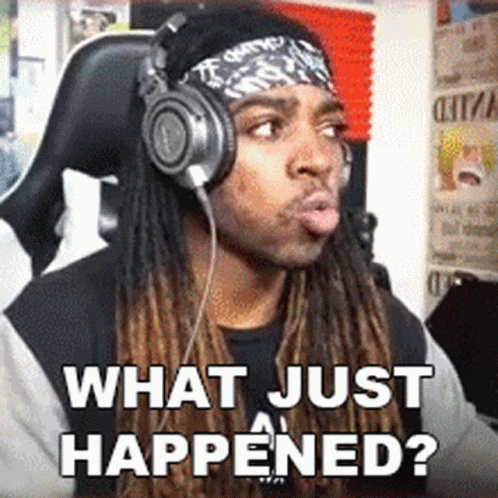 Man With Dreadlocks Headphones And Bandana GIF