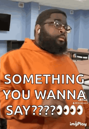 Man With Glasses Asking Something GIF