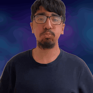 A Man With Glasses And A Beard Is Giving A Thumbs Up Sign GIF