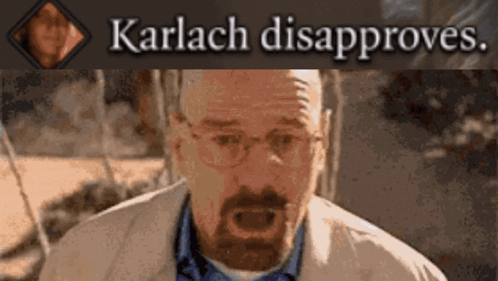 Man With Glasses And Beard Karlach Disapproves GIF