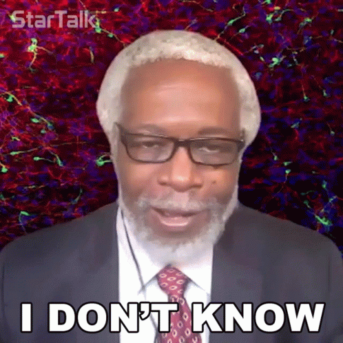 A Man With Glasses And A Beard Says I Don 'T Know GIF