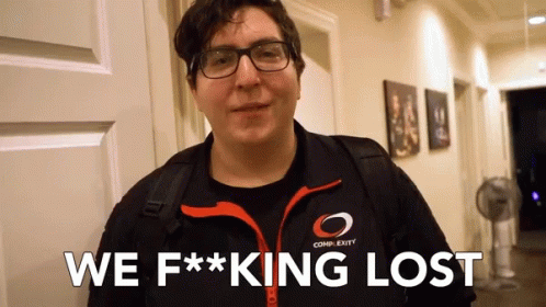 A Man With Glasses And A Jacket That Says Complexity On It GIF