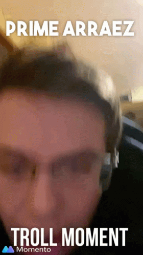 A Man With Glasses And Headphones Says Prime Arraez GIF