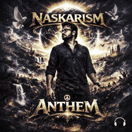 A Man With Glasses Is On The Cover Of Anthem By Naskarism GIF