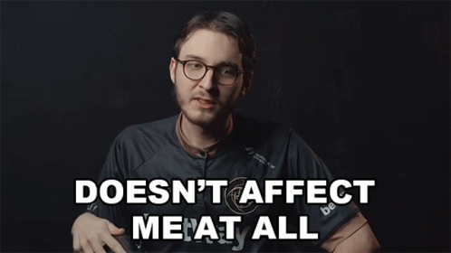 A Man With Glasses Says " Doesn T Affect Meat All " GIF