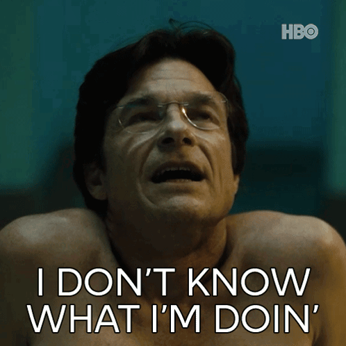 A Man With Glasses Says I Don T Know What I 'M Doin GIF