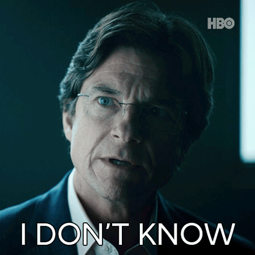 A Man With Glasses Says I Don T Know GIF
