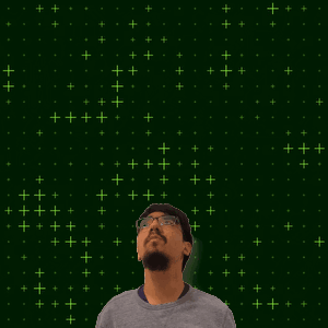 A Man With Glasses Stands In Front Of A Green Background With The Number 20 On It GIF