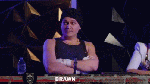 A Man With His Arms Crossed And The Words Excuse Me Princess GIF