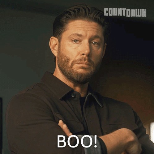 A Man With His Arms Crossed Has The Word Problem Solved On His Face GIF