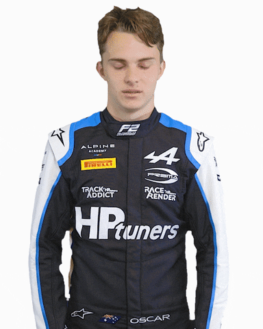 A Man With His Eyes Closed Wears A Jacket That Says Hptuners GIF