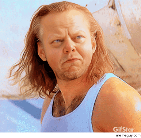 A Man With Long Hair And A Beard Is Shown On A Gif Star Meme Guy.com GIF