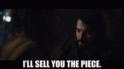 A Man With Long Hair And A Beard Says I 'Ll Sell You The Piece . GIF