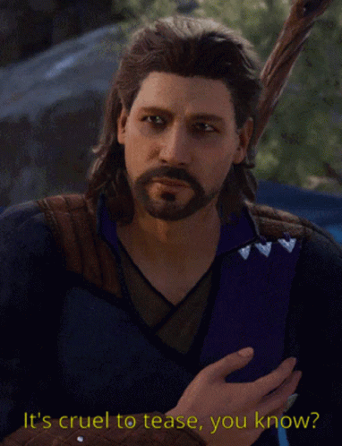 A Man With Long Hair And A Beard Says It 'S Cruel To Tease GIF