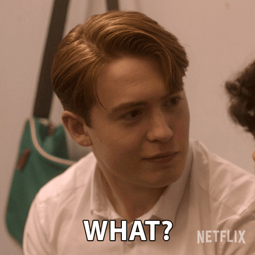 A Man With Red Hair Says What In A Netflix Advertisement GIF