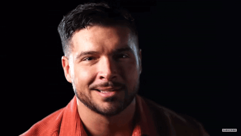 A Man With The Words That 'S All Ego Baby On His Face GIF