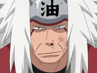 A Man With White Hair And A Hat With Chinese Writing On It GIF