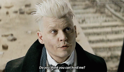 A Man With White Hair And A Mustache Is Asking Do You Think You Can Hold Me GIF