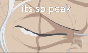 A Man With White Hair And Glasses Has The Words It 'S So Peak Above His Head GIF