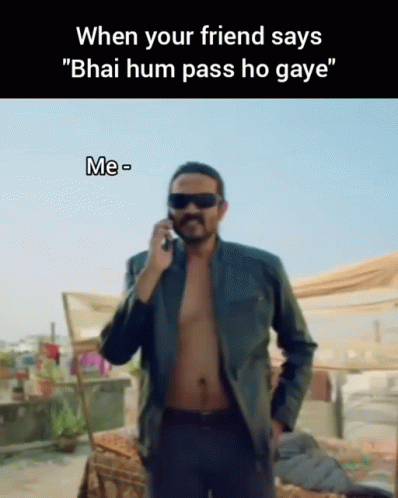A Man Without A Shirt Is Talking On A Cell Phone While Wearing Sunglasses . GIF