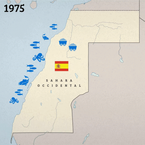 Map Of Country With 1985 Year GIF