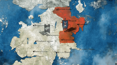 A Map Of A World With A Red Area In The Middle That Says White Houses GIF