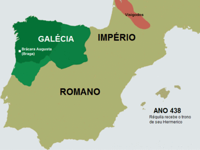 A Map Of Galicia Imperio And Cartaginese GIF