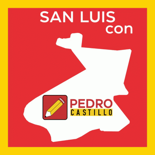 A Map Of San Luis Con With Pedro Castillo Written On The Bottom GIF