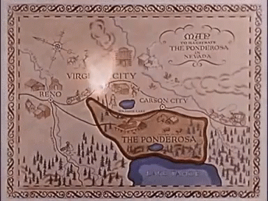 A Map Of The Ponderosa Area Of Nevada GIF