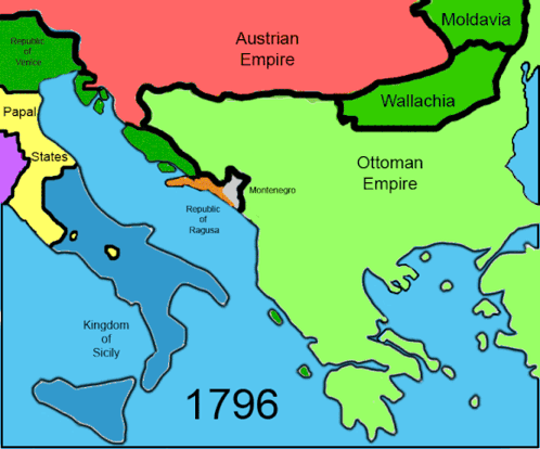 A Map Showing The Ottoman Empire In 1796 GIF