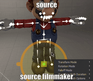 A Mario Video Game Character With The Words Source Filmmaker Below Him GIF