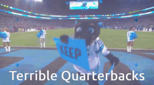 A Mascot Is Holding A Sign That Says " Keep " GIF