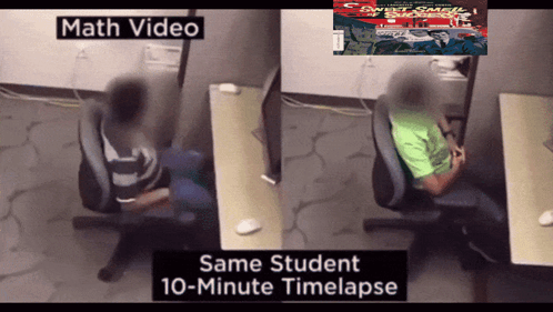 A Math Video Shows Two Students Sitting At Desks GIF