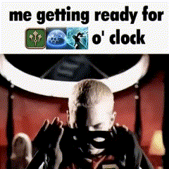 A Meme Of A Man Getting Ready For A Clock . GIF