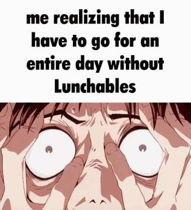 Person Covering Face Realizing No Lunchables GIF