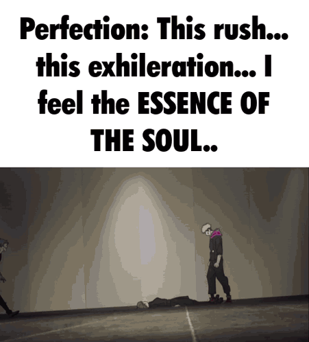 A Meme That Says Perfection This Rush This Exhilaration I Feel The Essence Of The Soul GIF