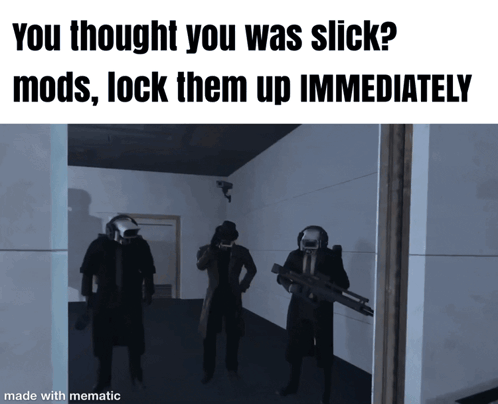A Meme That Says " You Thought You Was Slick " GIF