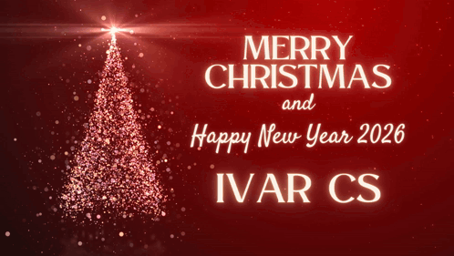 Merry Christmas And Happy New Year 2026 Card GIF