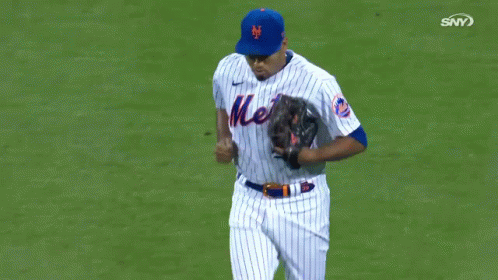 A Mets Baseball Player With The Number 3 On His Uniform GIF